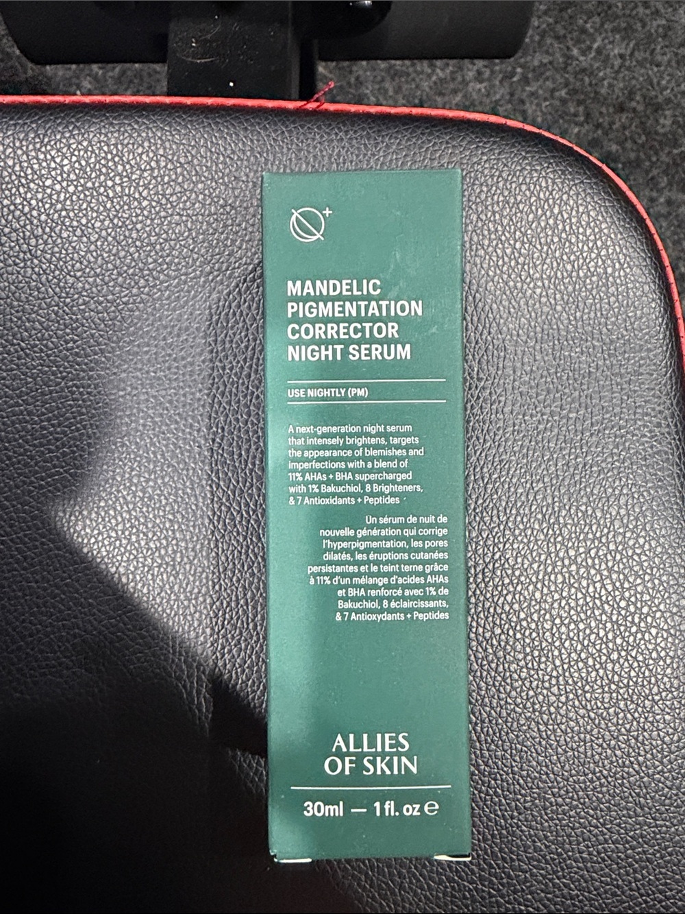 Allies of Skin Mandelic Pigmentation Corrector Night Serum - Forest Green
